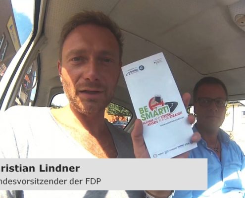 Christian Lindner im Auto