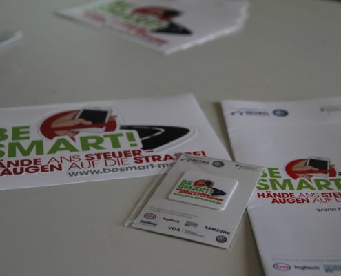 BeSmart- Sticker, Flyer und Displaycleaner