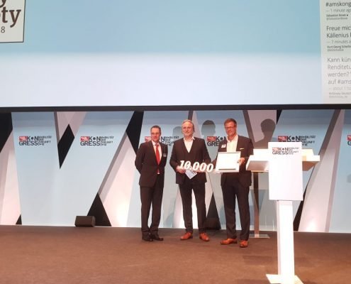 Dr. Michael Haberland beim auto motor und sport mobility safety Award 2018 Award