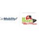 Kooperation: Logos von CarMobility und BE SMART!